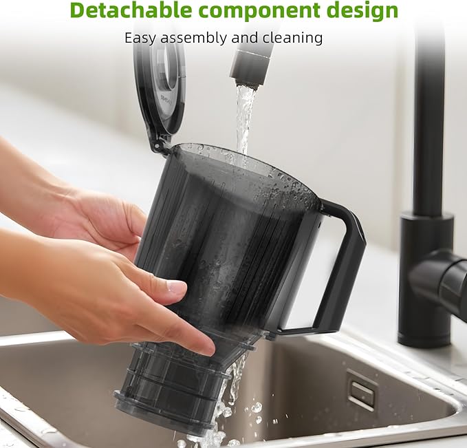 Crzoe 300W Cold Press Juicer with a 5.4 Wide Feed Chute for Whole Fruits and Vegetables,Vintage knob,Slow Masticating juicer, Easy to Clean and High juice Yield,Square body,Stainless Steel