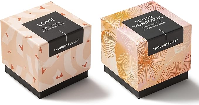 Compendium ThoughtFulls Pop-Open Cards — 2-Pack of Love and You're Wonderful — 60 Pop-Open Cards, Each with a Different Message Inside