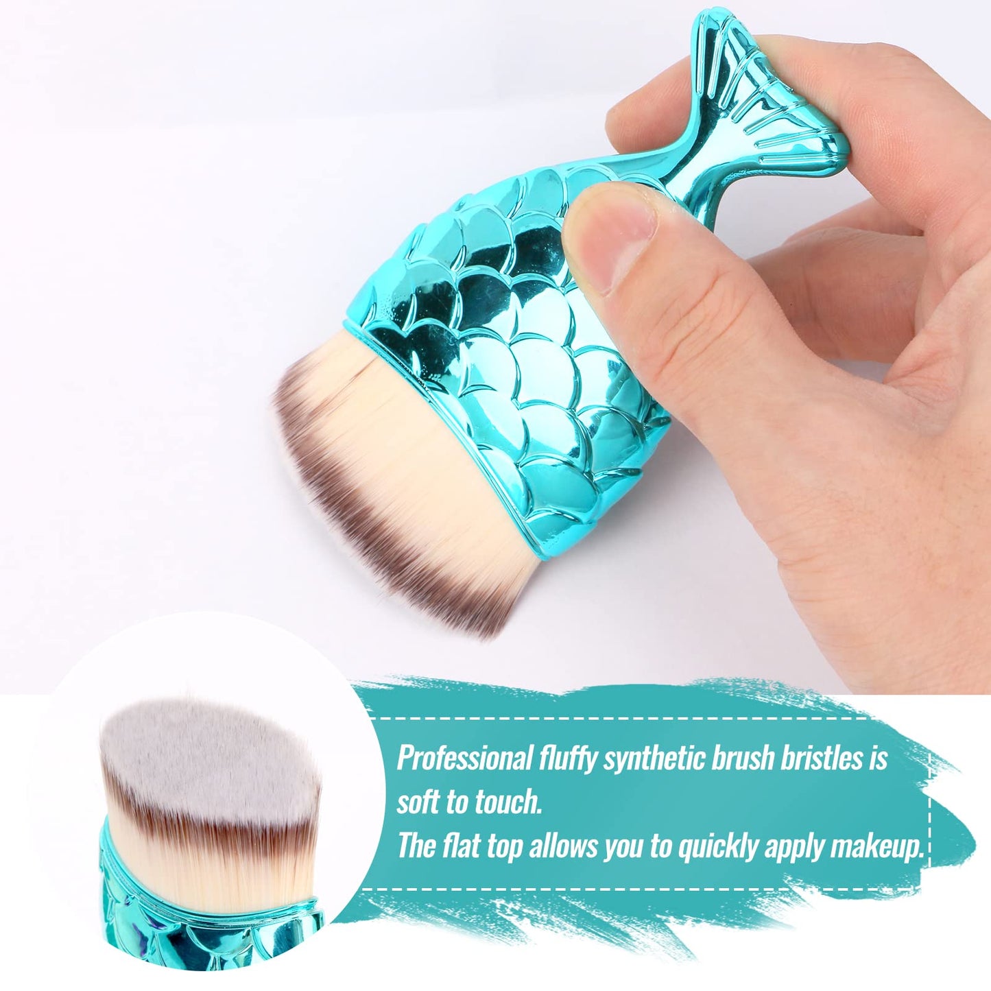 UNIMEIX Sunscreen Brush for Face Kabuki Brush Sunscreen Applicator for Kids Foundation Makeup Brushes for Liquid Foundation Powd