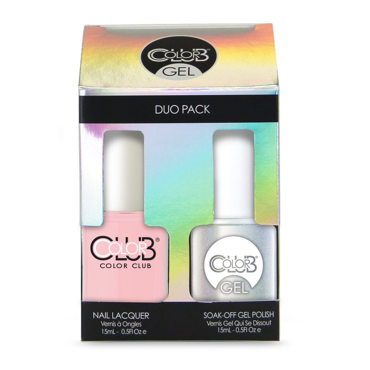 Color Club Femme A La Mode Color Club Gel + Lacquer Duo Includes 1 Each Of 05gel935 and 05a935, 0.5 fluid_ounces