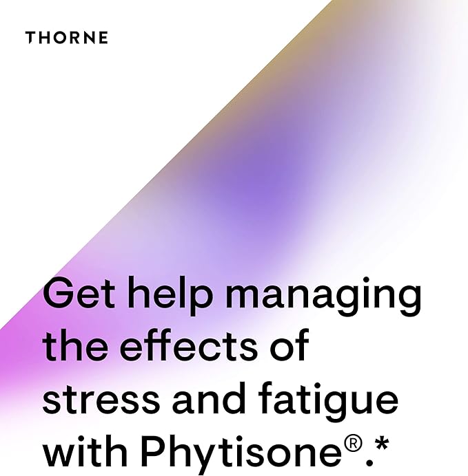 THORNE Stress Balance (Formerly Phytisone) - Adrenal Support Supplement with Vitamin C & Ashwagandha - Dairy-Free Health Support* - 60 Capsules - 30 Servings