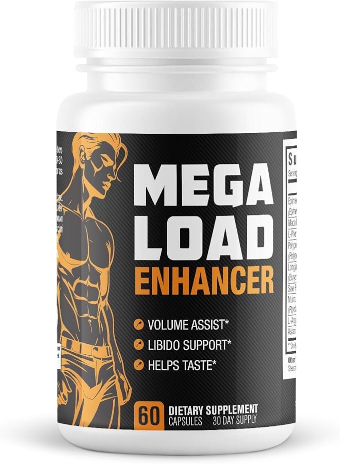 Mega Load Enhancer - Semen Volume Booster Supplement for Men - Increase Load Size, Taste, Fertility Supplement - 3rd Party...