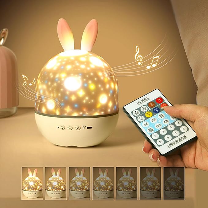Star Projector Night Light for Kids Bedroom,Ceiling Projector Lamp for Girls Boys Toddles,Baby Night Light and Sound Machine, Remote Control,15 Sets of Films, Nursery Light,Room Decor