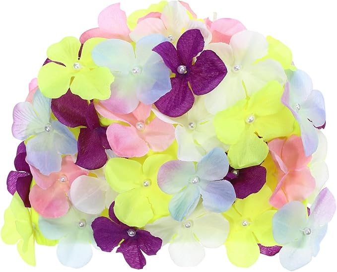 BESPORTBLE Swimming Cap Petal Shower Cap Three- Dimensional Flower Swimming Cap Swim caps for Women Swimming Long Hair 1Pc...