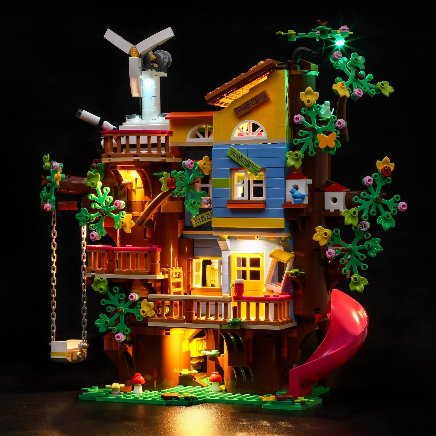 LIGHTAILING Led Light Kit for Lego 41703 Friends Friendship Tree House Model - Not Included