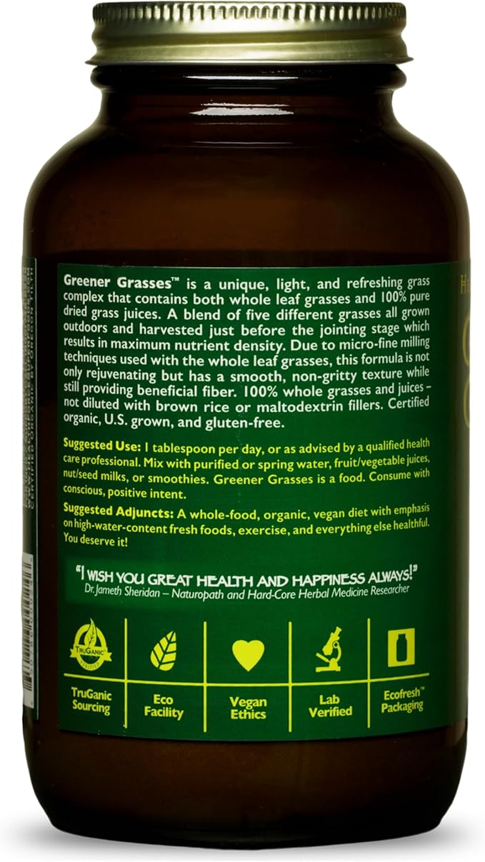 HealthForce SuperFoods Greener Grasses - 5 Oz Powder