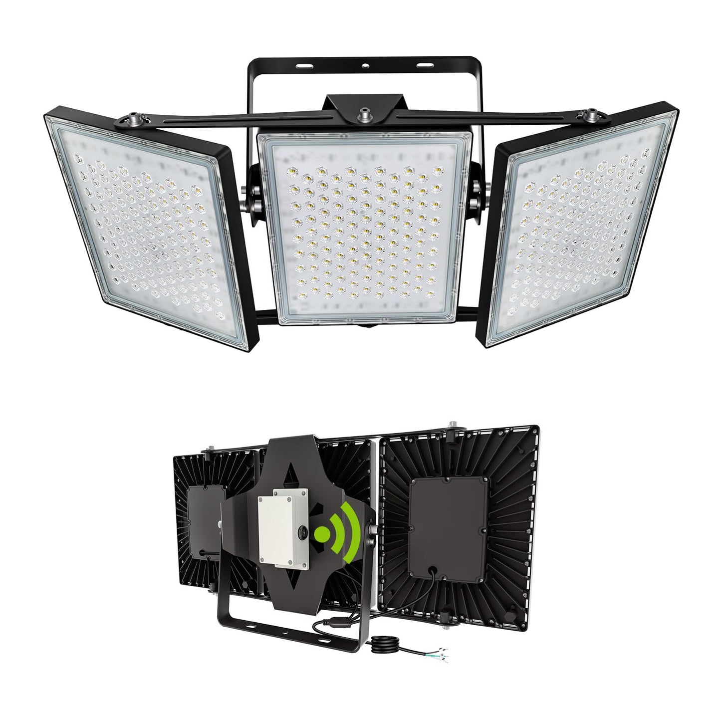 STASUN LED Flood Light - 900W, 90000lm, 6000K, IP66 Waterproof, Black, Model 21037
