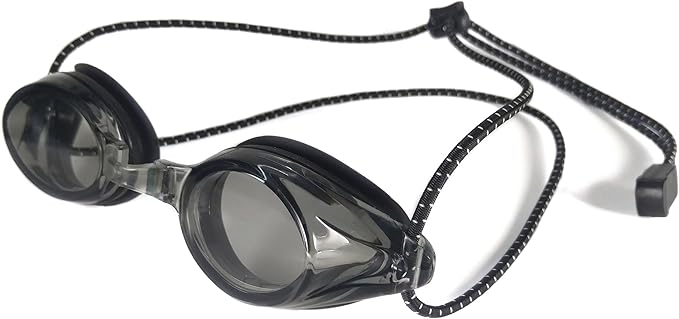 Resurge Sports Anti Fog Racing Swimming Goggles with Quick Adjust Bungee Strap