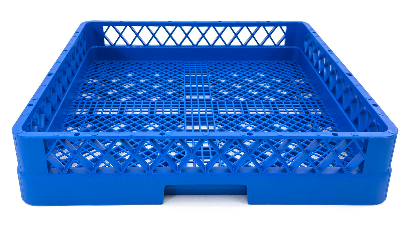 Farag Janitorial Flatware Rack for Commercial Dishwasher | Full Size Combination | Polypropylene | Blue