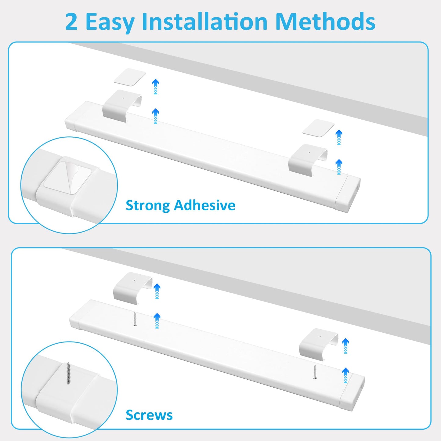 Maylit Under Cabinet Lighting Plug In  2 Pcs 14 Inch Linkable Ultra Bright Led Light Bars  Renter Friendly Lamp  Wired Indoor Lights For Kitchen Cabinet  Counter  Workbench  Desk  Shelf  Cool White