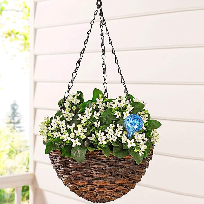 Plant Watering Globes Set of 8 - Small Self Watering Globes for Indoor & Outdoor Plants - Multicolored, Automatic, Glass Watering Bulbs for Daily Use, Plant Watering Devices