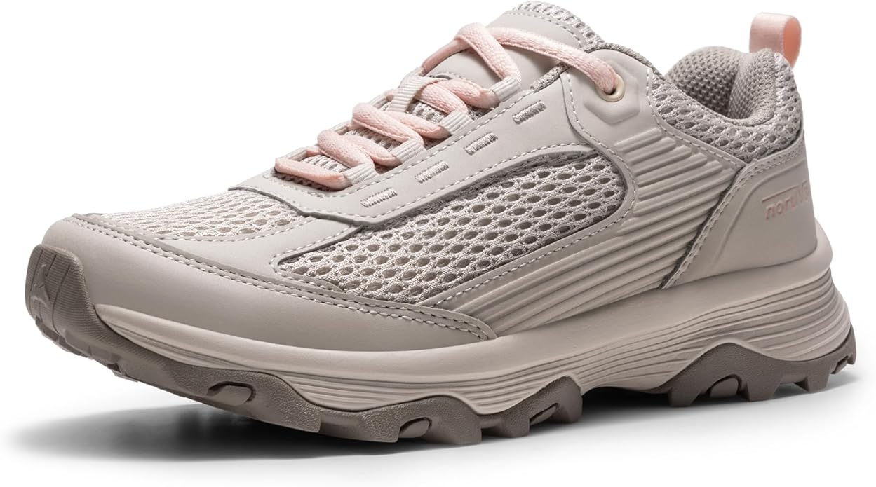 NORTIV 8 Women's Hiking Shoes Lightweight Breathable Mesh Walking Sneakers Outdoor Work Shoes