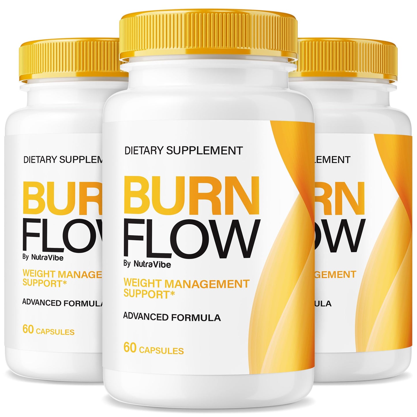 (3 Pack) BurnFlow Capsules – Daily Formula with a Clean, Natural Blend to Support Body Goals, Fitness & Health | Just 2 Burn Flow Pills a Day for an Active, Balanced Lifestyle (180 Capsules)