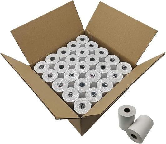 (50 Rolls) 2 1/4 x 85 Thermal Paper Rolls, BPA Free Thermal Receipt Paper Rolls, 2.25 inch Wide and 85 ft Long Per Thermal...