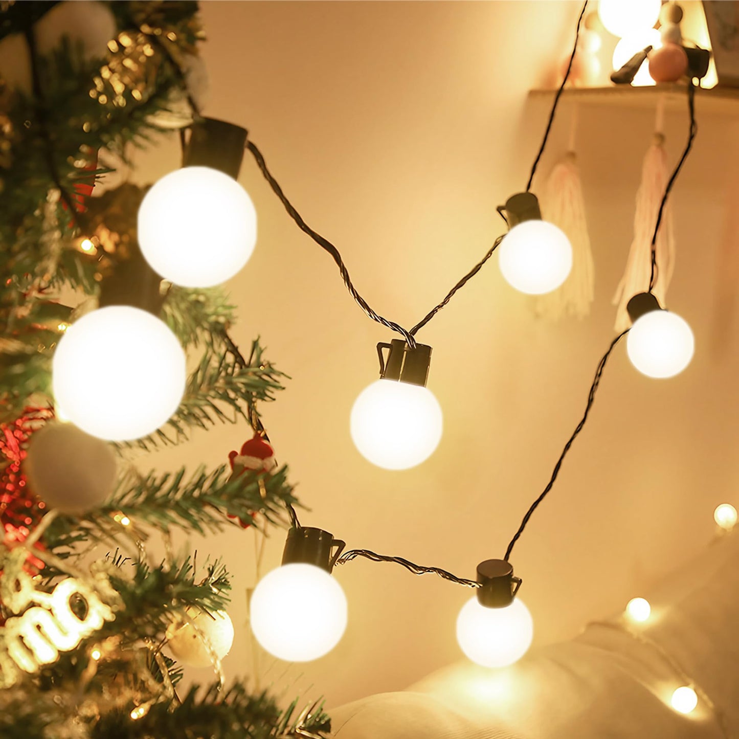 Flaspar G14 Led Globe Light Bulb, 1W Warm White 3000K, E26 Base, 15W Equivalent, 6 Pack