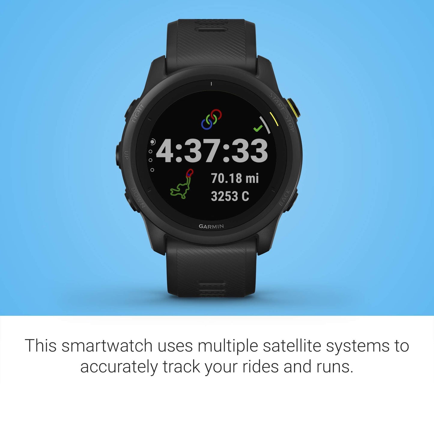 Garmin Forerunner 745, GPS Running Watch, Detailed Training Stats and On-Device Workouts, Essential Smartwatch Functions, Black (010-02445-00) (Renewed)