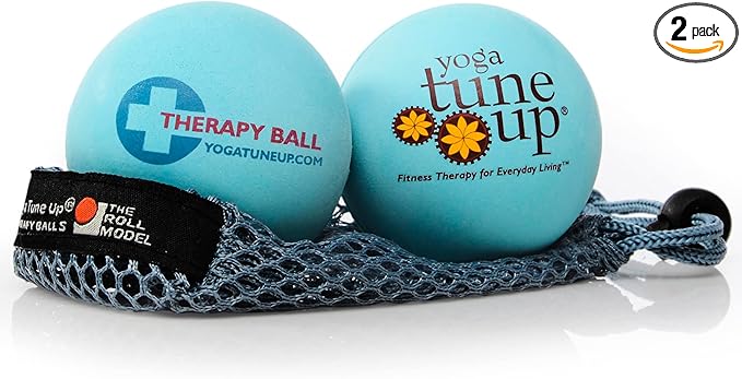 YOGA TUNE UP® Therapy Balls in Tote by Tune Up Fitness - Massage Balls for Trigger Point, Pressure Point & Myofascial Rele...