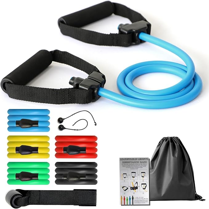 Professional Resistance Bands. Latex-Free, Work Out Bands, Stretch Bands for Working Out Women or Men, Exercise Bands Set ...