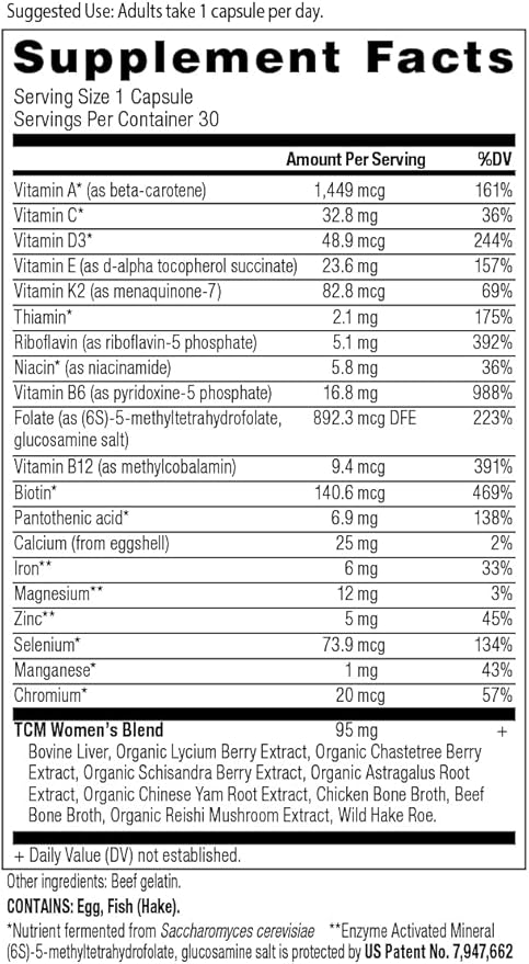 Ancient Nutrition Mutlivitamin Men's Once Daily Capsules, 30 Count + Multivitamin Women's Once Daily Capsules, 30 Count