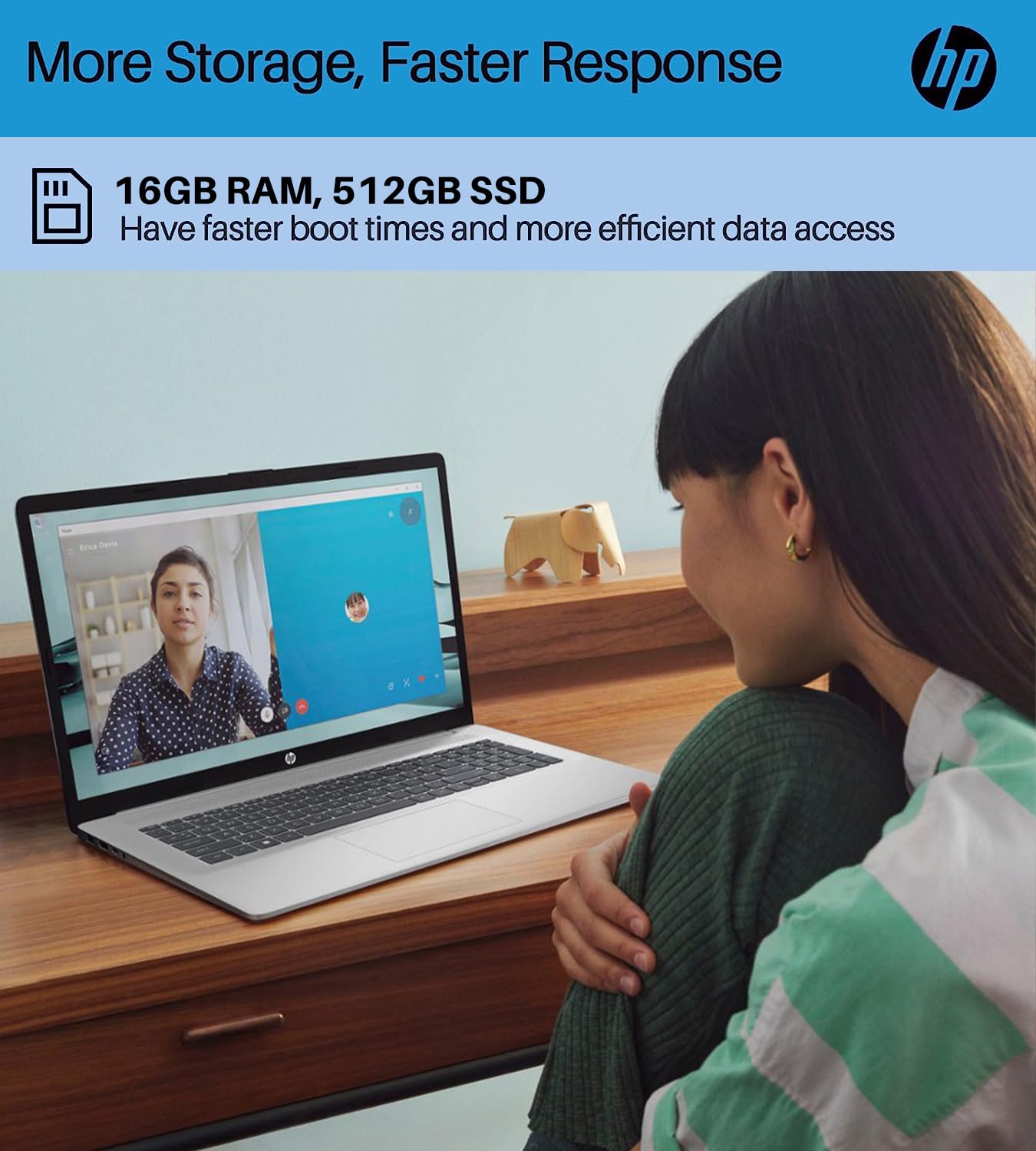 Hp 17.3 Flagship Fhd Business Laptop, 12Th Gen Intel I3 1215U Processor, 16Gb Ram, 512Gb Ssd, Uhd Graphics, Webcam, Anti-Glare,