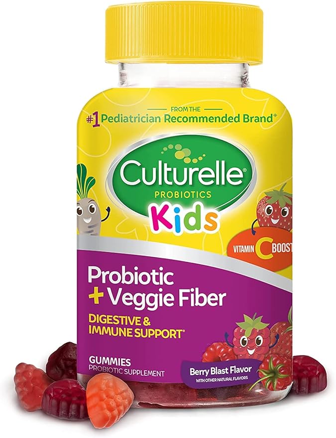 Culturelle Probiotic Gummies Bundle – Daily Probiotic Gummies for Men and Women + Daily Probiotic Gummies for Kids with Prebiotics and Vitamin C Boost, Digestive + Immune Support, Gluten Free