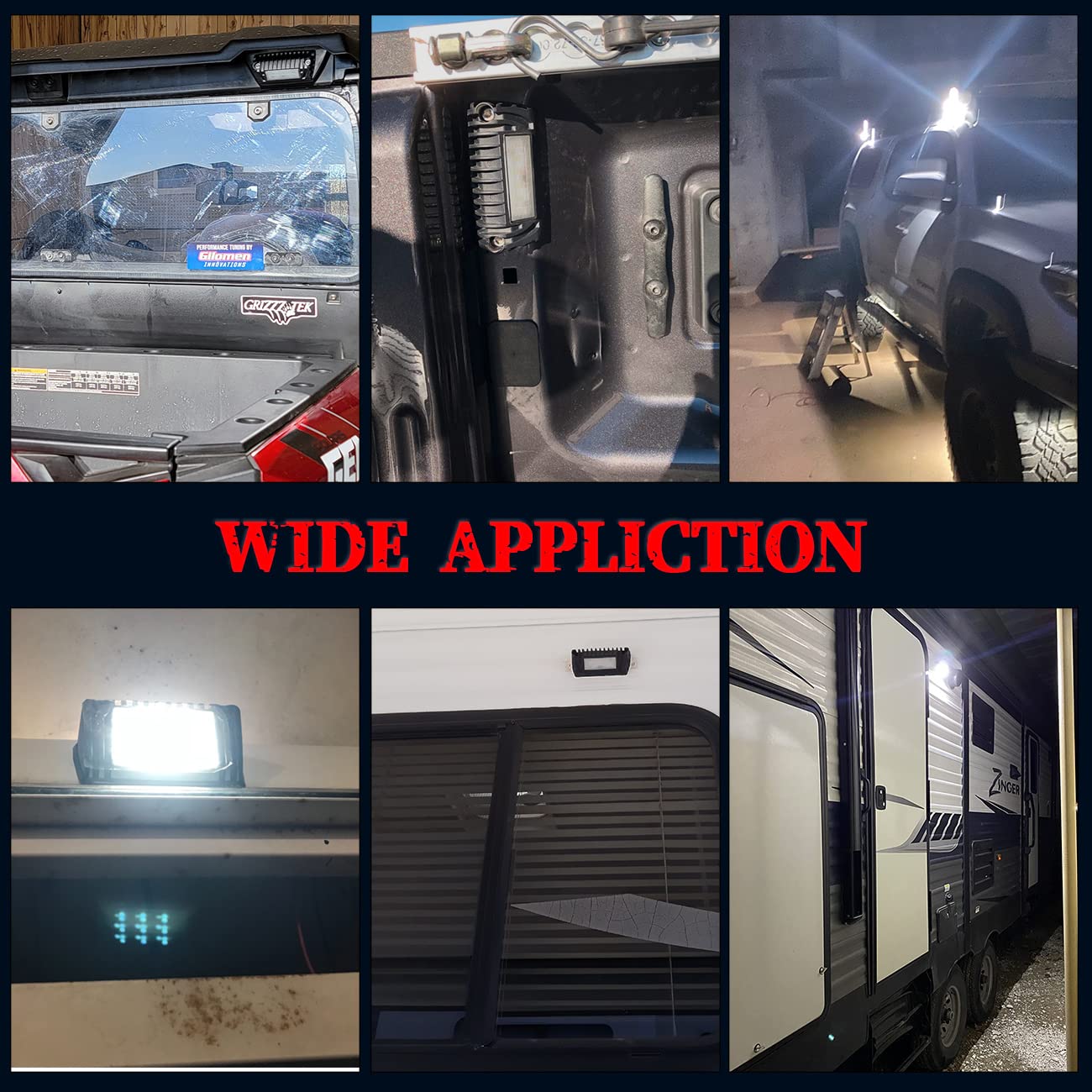 Chelhead Rv Lights Exterior  12V Rv Porch Light Aluminum Low Current Led Scene Lighting Compatible With Rv Outdoor Camper Trailers Truck Porches Towing 5Th Wheels Utility Vehicles