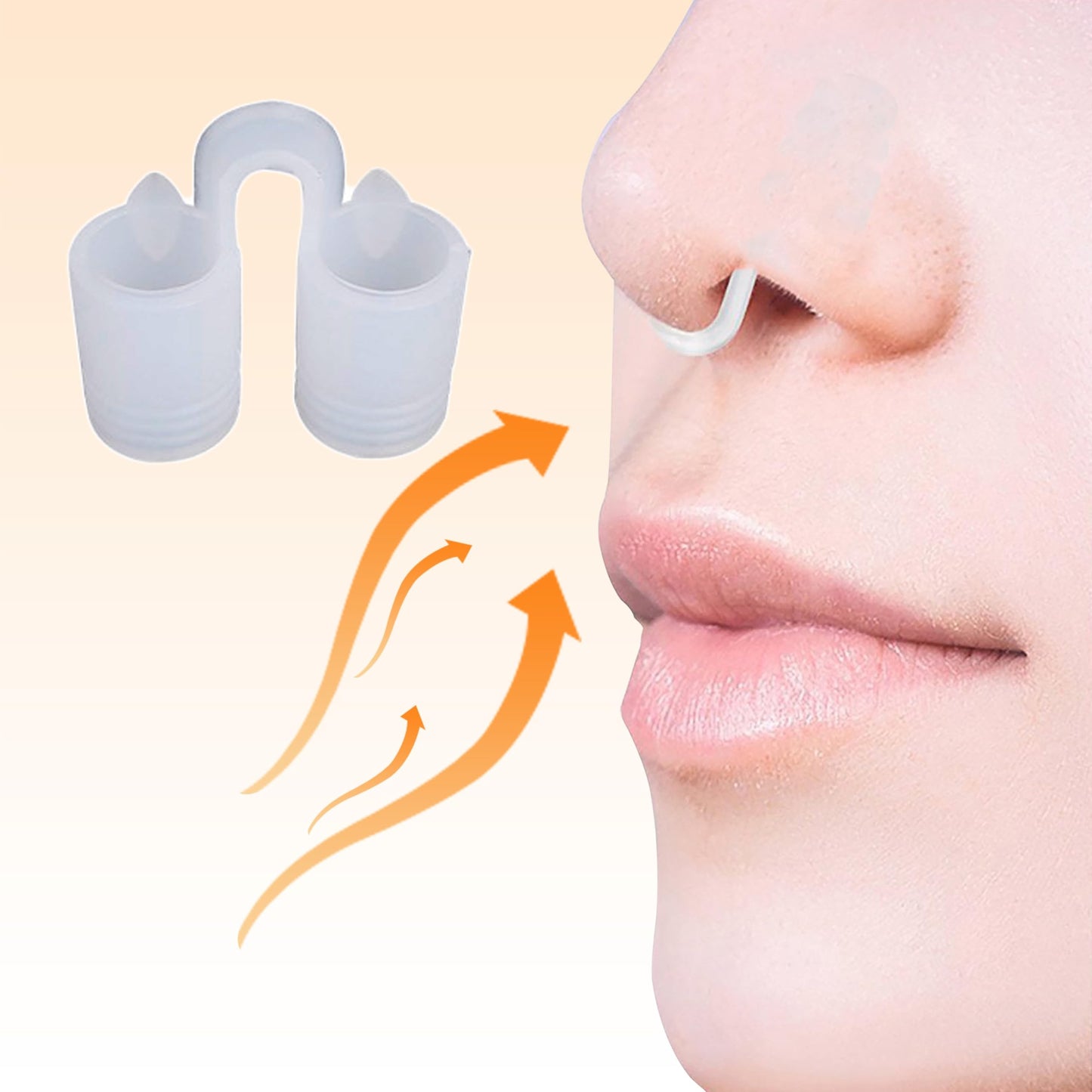 Nose Vent Sinus Relief Dilator (Pack of 12 Medium Size) Soft Vents - A Simple Solution for Nasal Snorers - Reusable Snoring Device to enjoy a peaceful night's sleep - by Mobi Lock