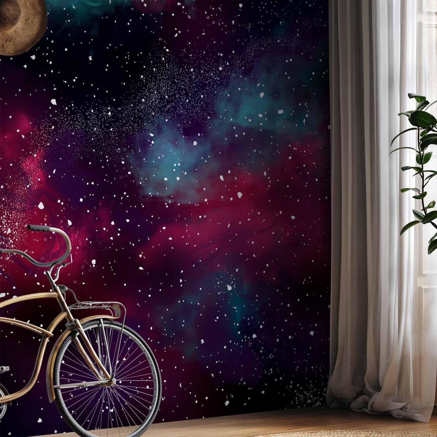 artgeist Premium Wall Mural Space 79x55 in - Non-Woven Wallpaper Fleece Wall Decor Photo Print Picture Image Design Home Mural Galaxy Universe Cosmos Sky a-A-10326-a-a