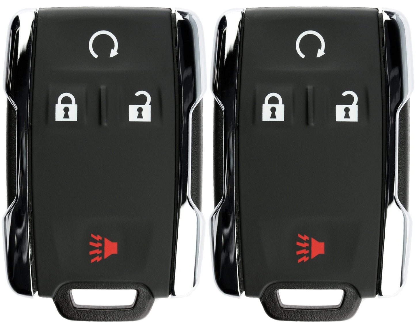 Keylessoption Keyless Entry Remote Control Car Key Fob Replacement For Chevy Gmc M3N-32337100 (Pack Of 2)