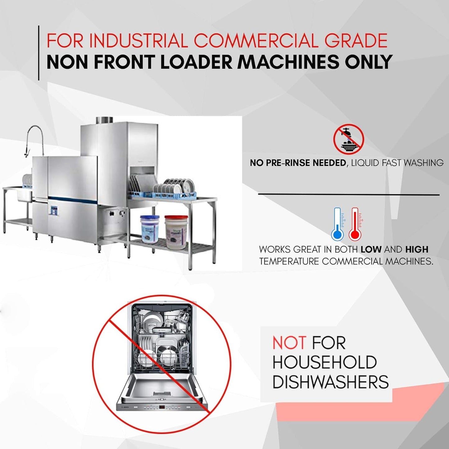 GreenFist Lybramatic | Commercial Dishwasher Detergent Industrial Grade [Ready-to-Use] Liquid (5 Gallon Pail)