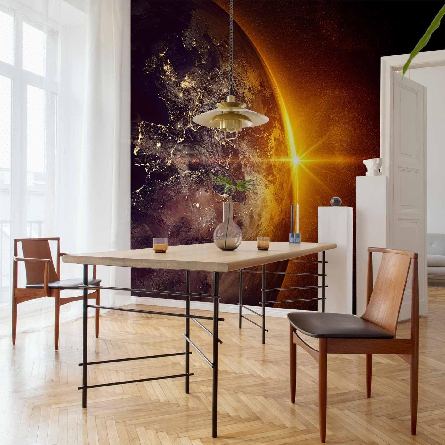 artgeist Wall Mural Cosmos Galaxy 79x55 in - XXL Non-Woven Wallpaper Fleece Wall Decor Photo Print Picture Image Design Home n-B-0003-a-a