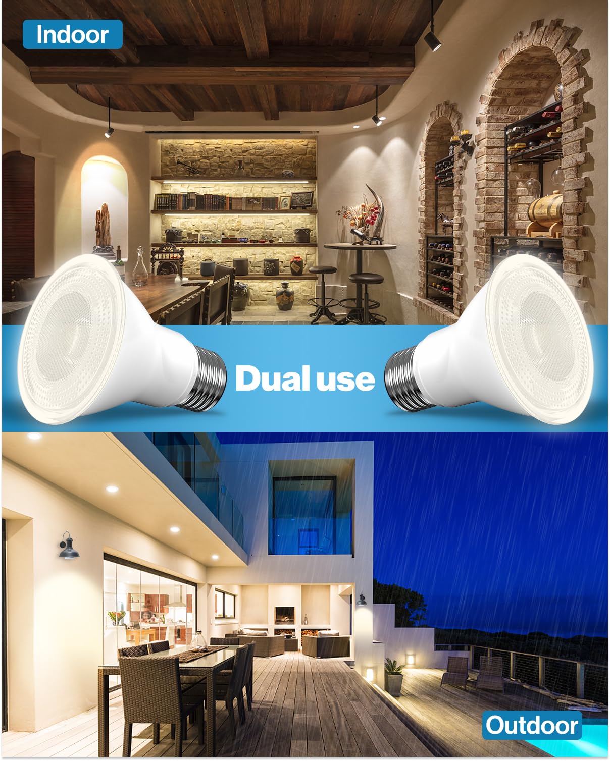 Sunco 12 Pack Par30 Led Bulb  Exterior Flood Lighting  Long Neck Recessed Light Bulbs  1200 Lm  11W (75W Equivalent)  2700K Soft White  Dimmable  E26 Base  High Brightness  Indoor/Outdoor Ul