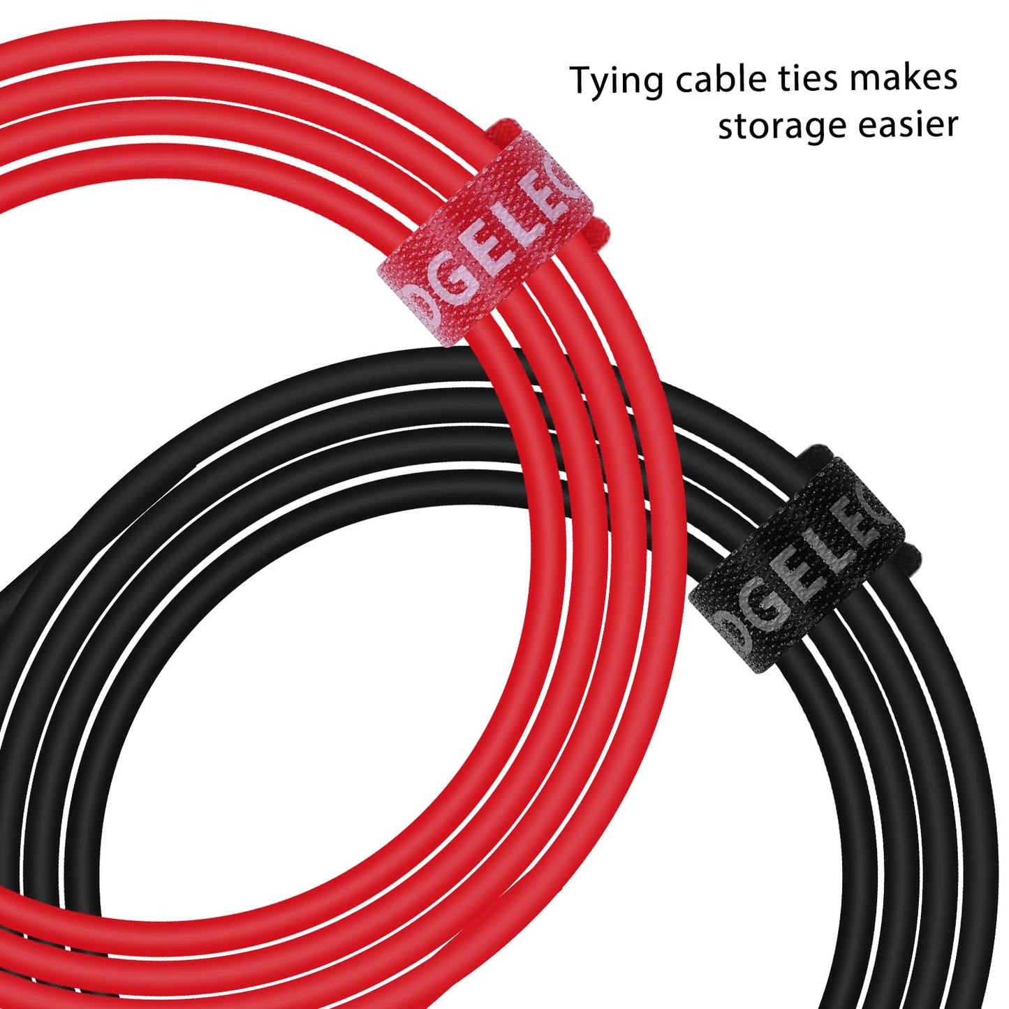 14 Gauge 2pcs 3.3 Ft Stackable 4MM Banana Plug to Alligator Clips UL3135, Heavy Duty Silicone Test Leads Set Jumper Wires Kit for Testing - EDGELEC