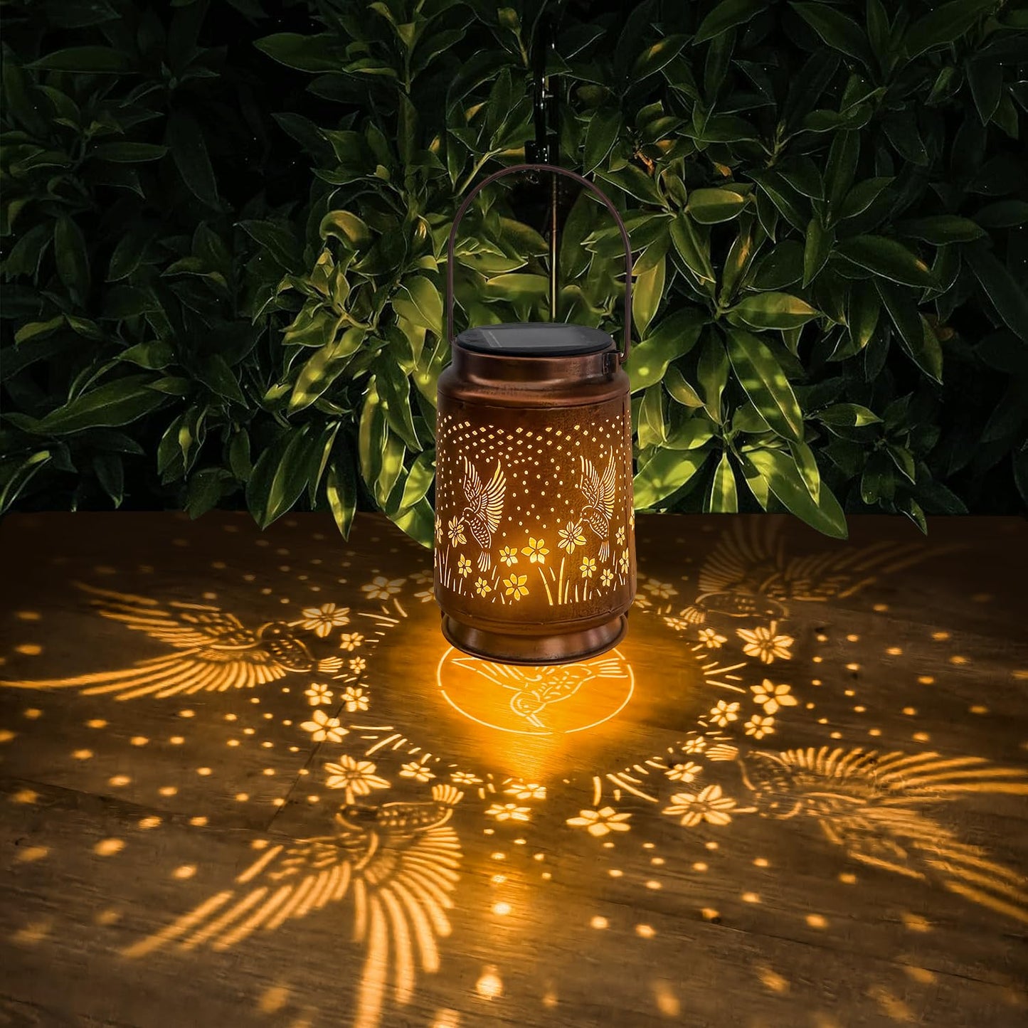 Azeeboi Hummingbird Solar Lanterns Outdoor Light Waterproof Garden Decor Gifts For Women Mom Grandma Hanging Solar Lights  Yk-24081H