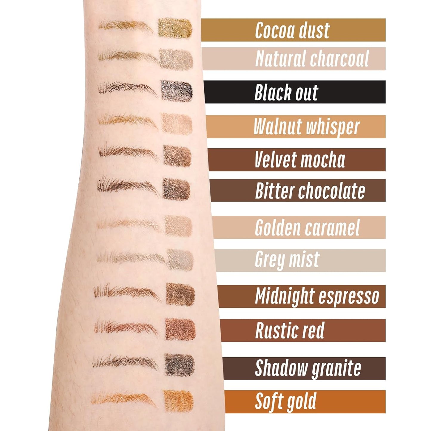 Light Gray Eyebrow Pencil for Older Women, Grey Eyebrow Pencil for Women with 4-Prong Precision Tip, Microblading Eyebrow Pen Create Natural, Hair-Like Strokes YES.EYE DO (Grey Mist-Light Gray)