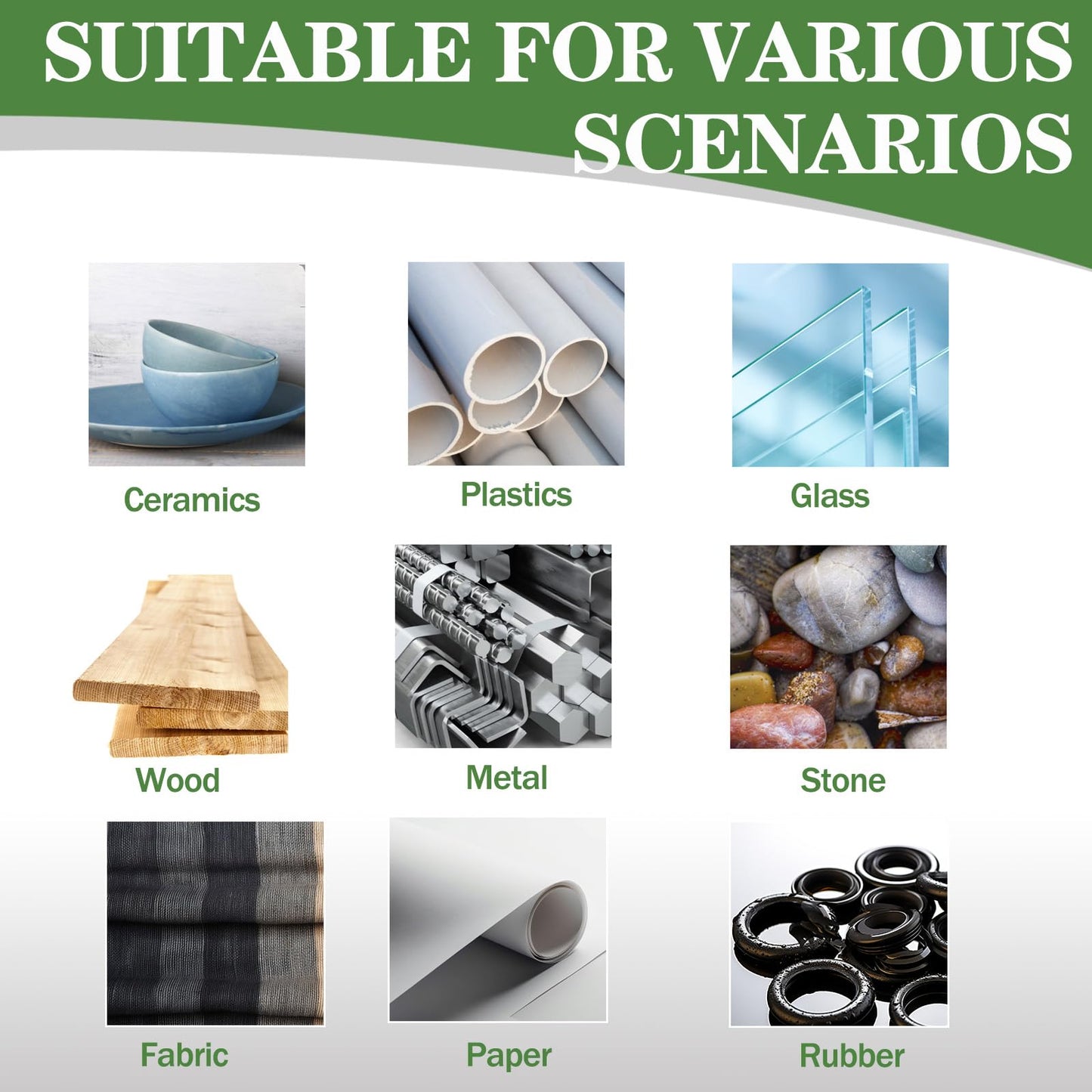 Hzutloer Multi-Purpose Super Glue | 4 oz High Strength Clear Adhesive with Brush | for Wood, Ceramics, Leather, Plastic | DIY Crafts & Metal Repair