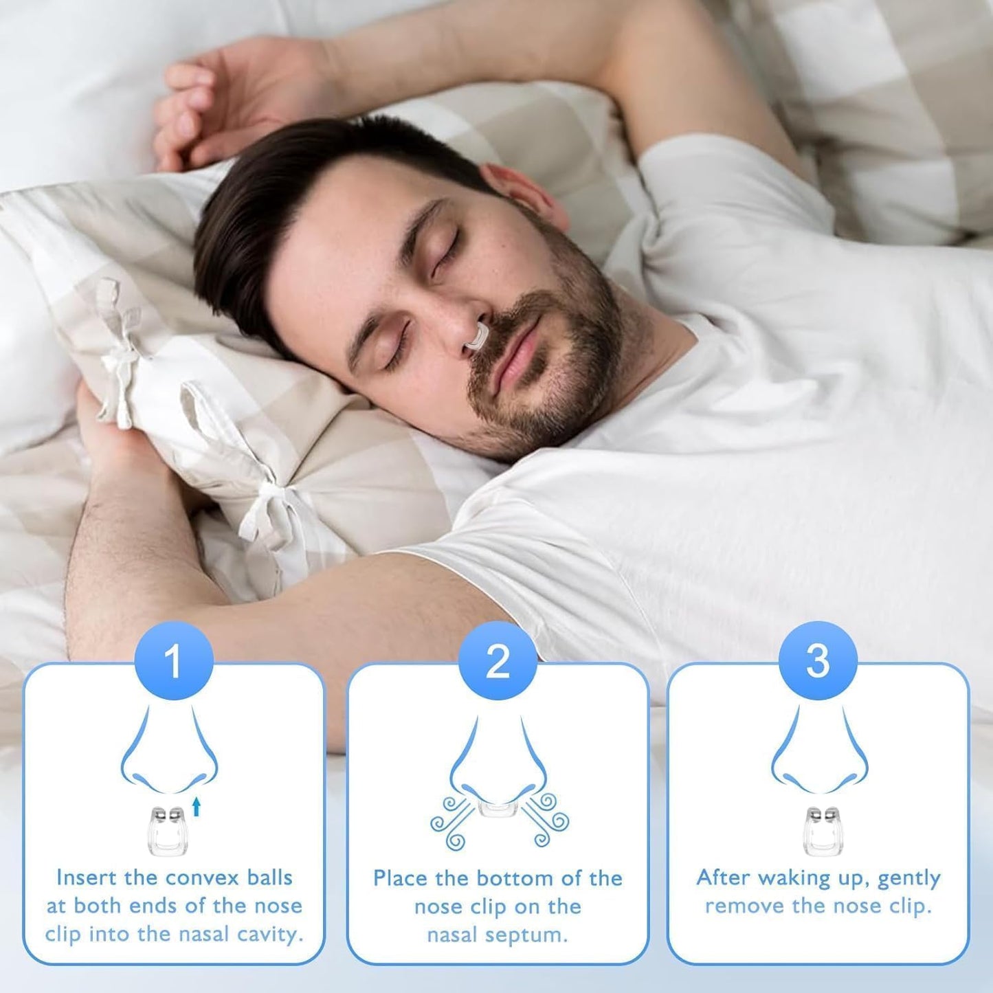 Anti Snoring Devices, Silicone Magnetic Anti Snoring Nose Clip