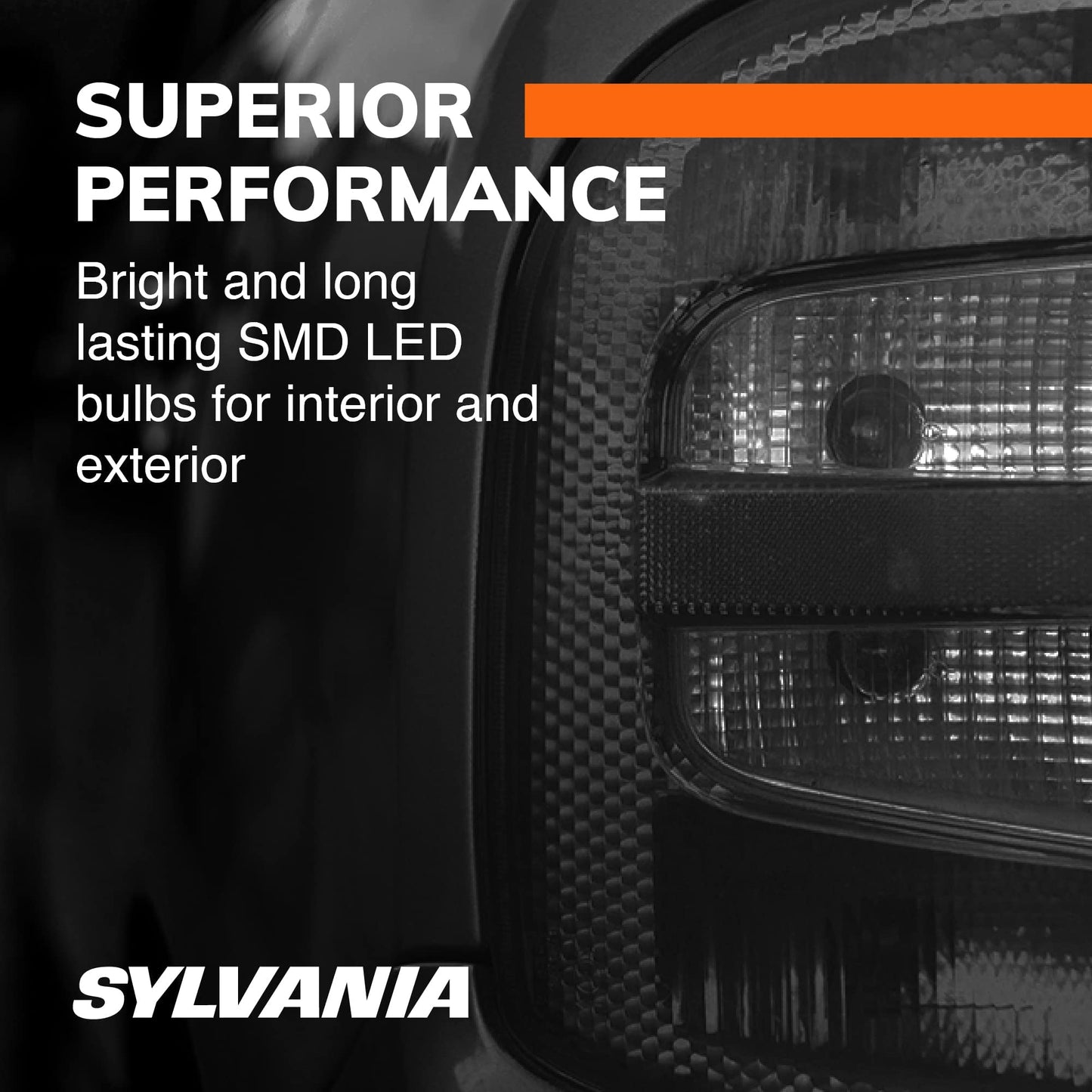 SYLVANIA 1156 LED Mini Bulb - White, 2 Pack, Ideal for Backup & Daytime Running Lights