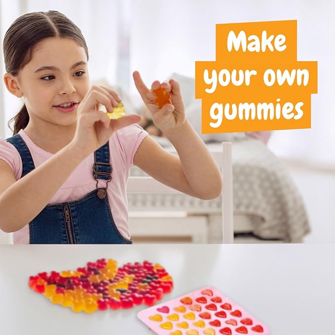 Science4you Candy Making Kit for Kids - Make Your Own Gummies, Lollipops and Much More, 26 Contents, Gummy and Sweet Moulds Included, Games, Stem Toys, Gifts for 8+ Year Olds Boys and Girls