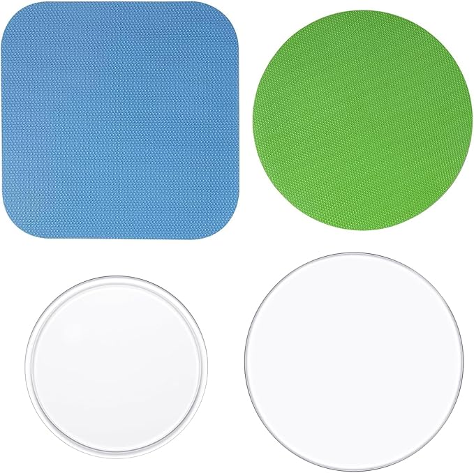 One-Handed Jar Opener, Washable Reusable Sticky Mat and Rubber Gripper for Seniors, Arthritis, and Disabled – Portable Kitchen Tool for Easy Bottle Opening