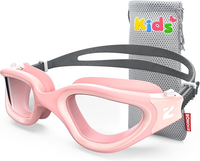 ZIONOR Kids Swim Goggles, G1MINI SE Anti-fog Swimming Goggles for Kid Child 6-14