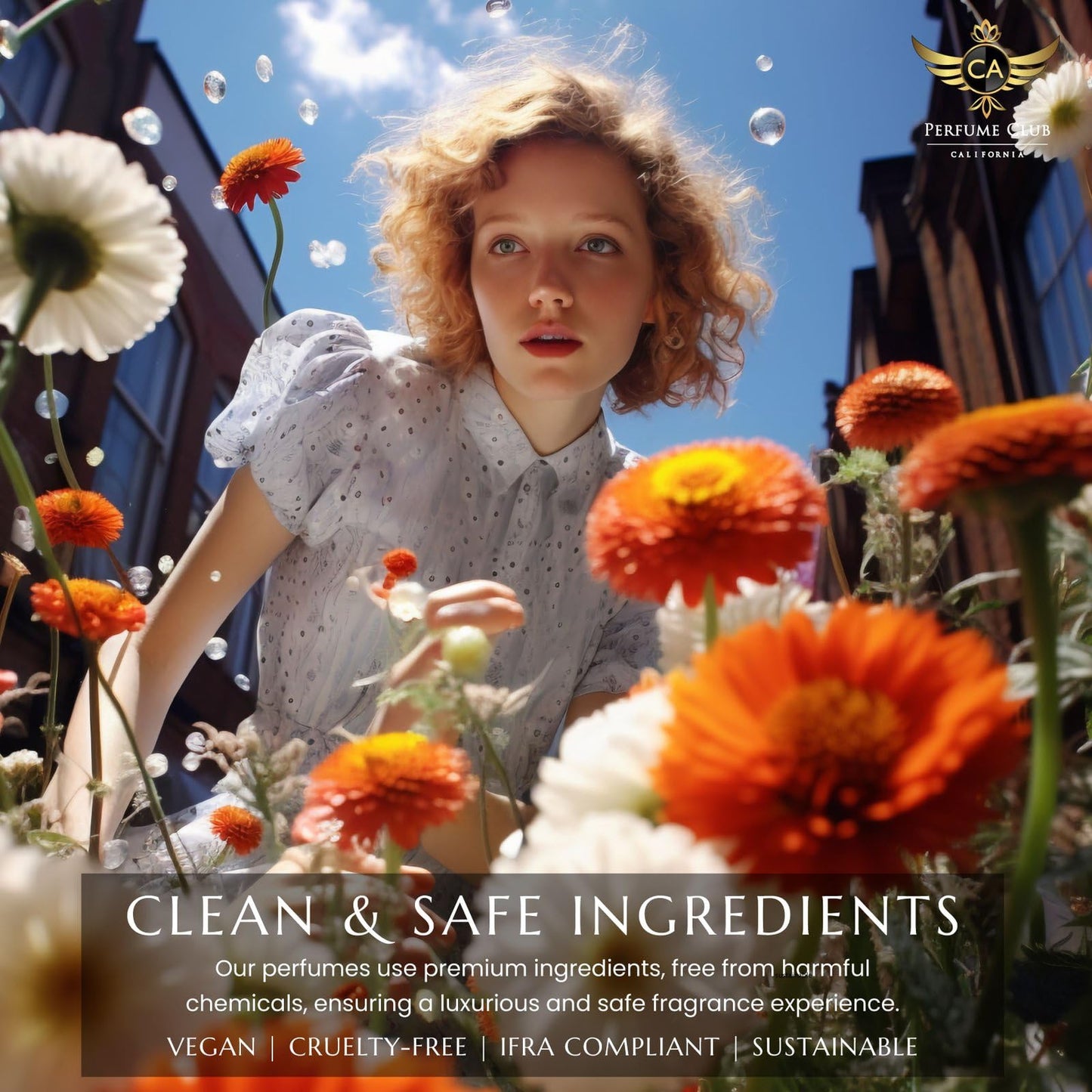 CA Perfume Impression of Daisy for Women Floral Woody Musk Scent Long Lasting Perfumes for Women Eau De Parfum Travel Size Refillable Atomizer Spray 0.27 Fl Oz 8ml