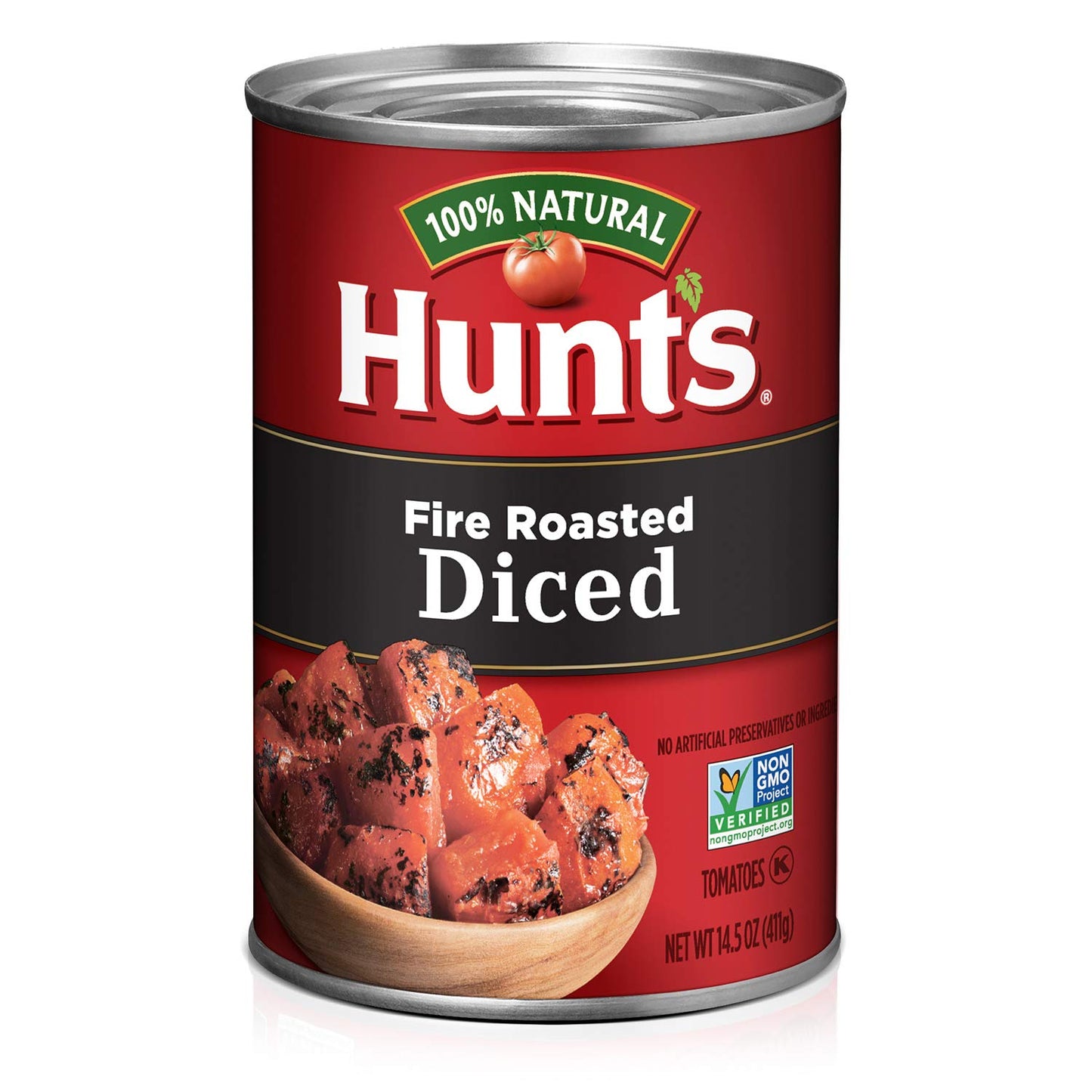Hunt s Fire Roasted Diced Tomatoes, Keto Friendly, 14.5 oz, 12 Pack