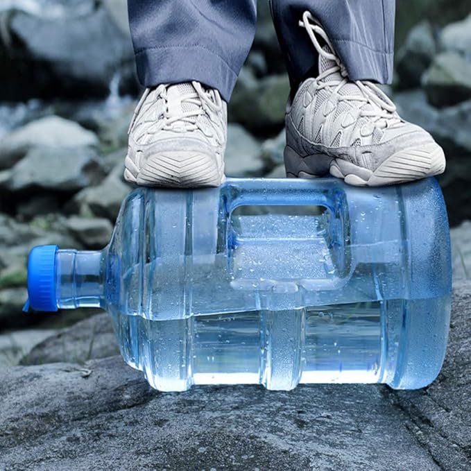 LIOOBO Camping Water Storage Drinking Container: Plastic Water Jug Big Bottle for Hiking Mountaineering Picnic Fishing Car Office 0. 8 Gallon