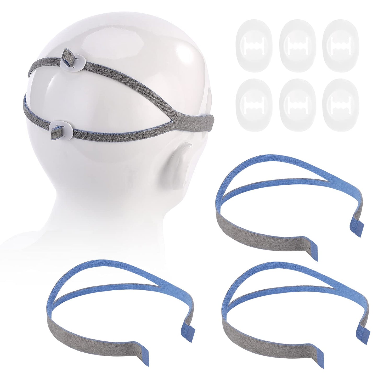 CPAP Replacement Kit for CPAP Users, M Size Nasal Pillow Cushion Kit for Airfit P10 (5 PCS)