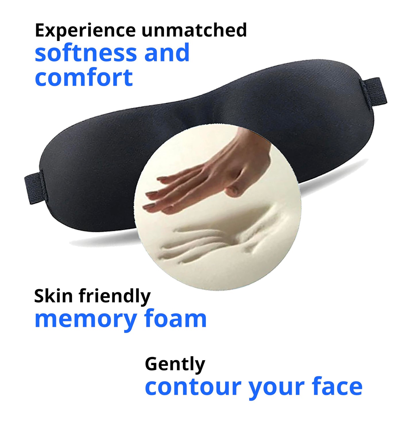 Sleep Mask for Cataract & LASIK Recovery – 3D Contoured Eye Protection for Comfortable Sleep