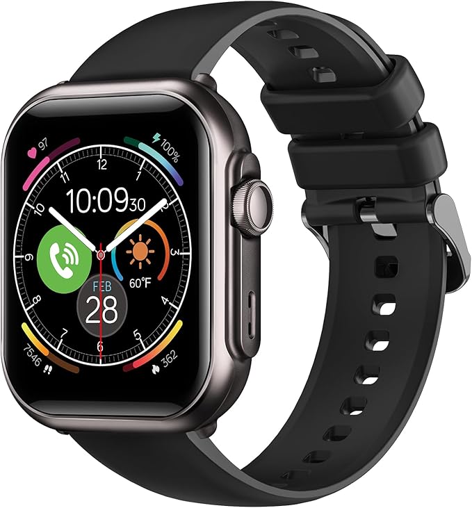 Banlvs Fitness Smart Watch for Men Women: 1.85" Smart Watch with 30 Days+1000 mAh Battery Life Make/Recive Call Heart Rate...