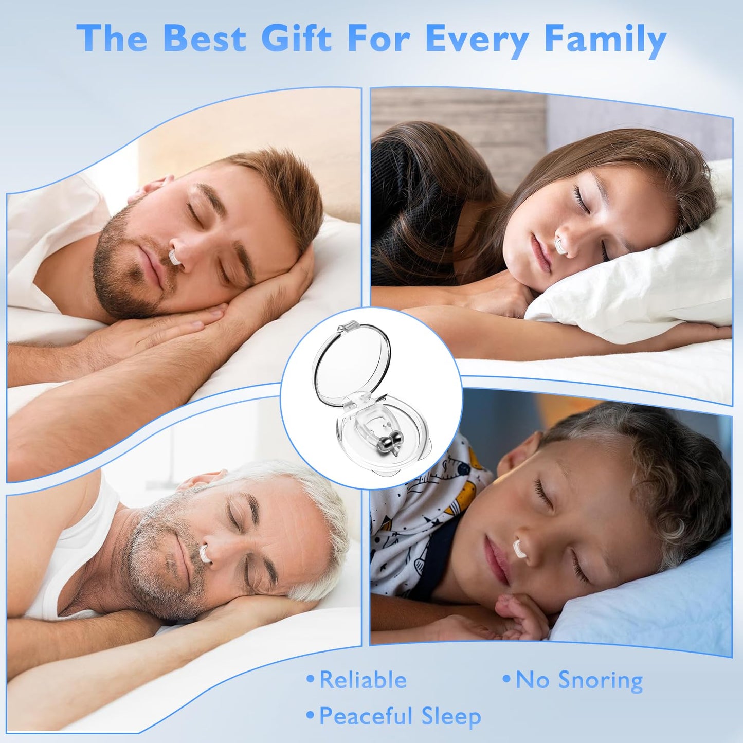 Anti Snoring Devices, Silicone Magnetic Anti Snoring Nose Clip