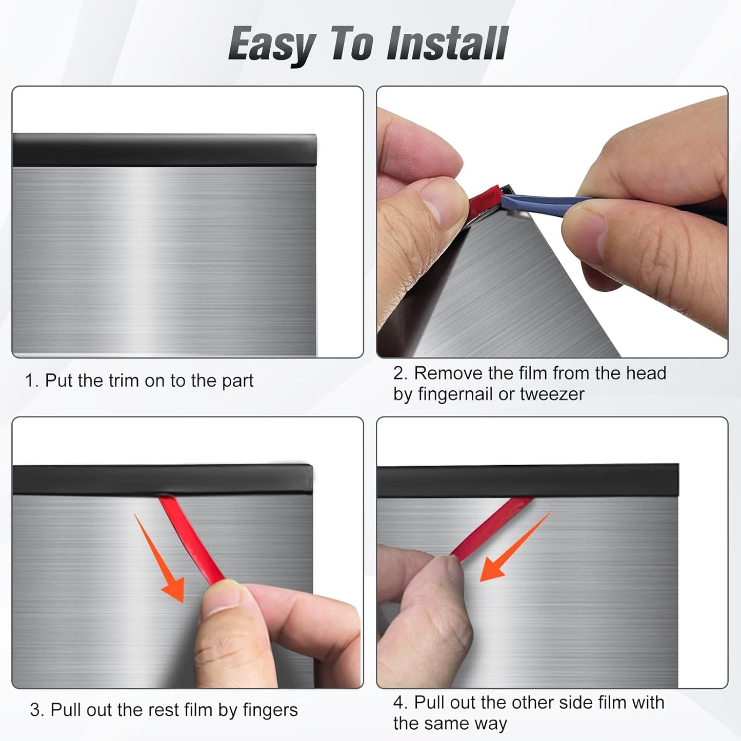 Rubber Edge Trim, Self Adhesive1/16" U Channel Edge Trim, Fit from 0 to 3/32", Sharp Edge Protector for Sheet Metal Parts, Car Doors, Length 100Ft, Black Color
