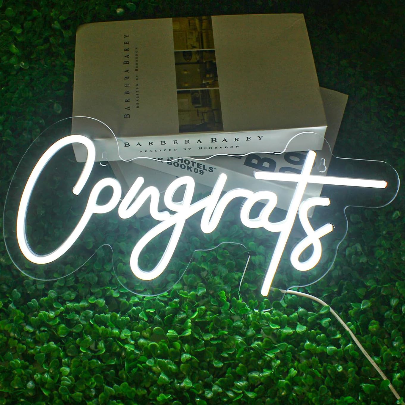 Nosun Congrats Neon Sign Celebrate Neon Signs For Wall Decor Led Signs Lights For Wall Decor With Dimmable Light Up Signs For Bedroom Bar Club Colleges Wedding Birthday Party Decor Engagement Gifts